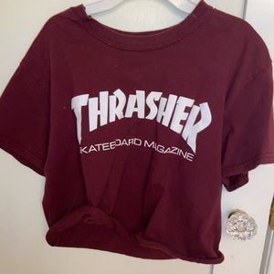 Cropped Thrasher tee